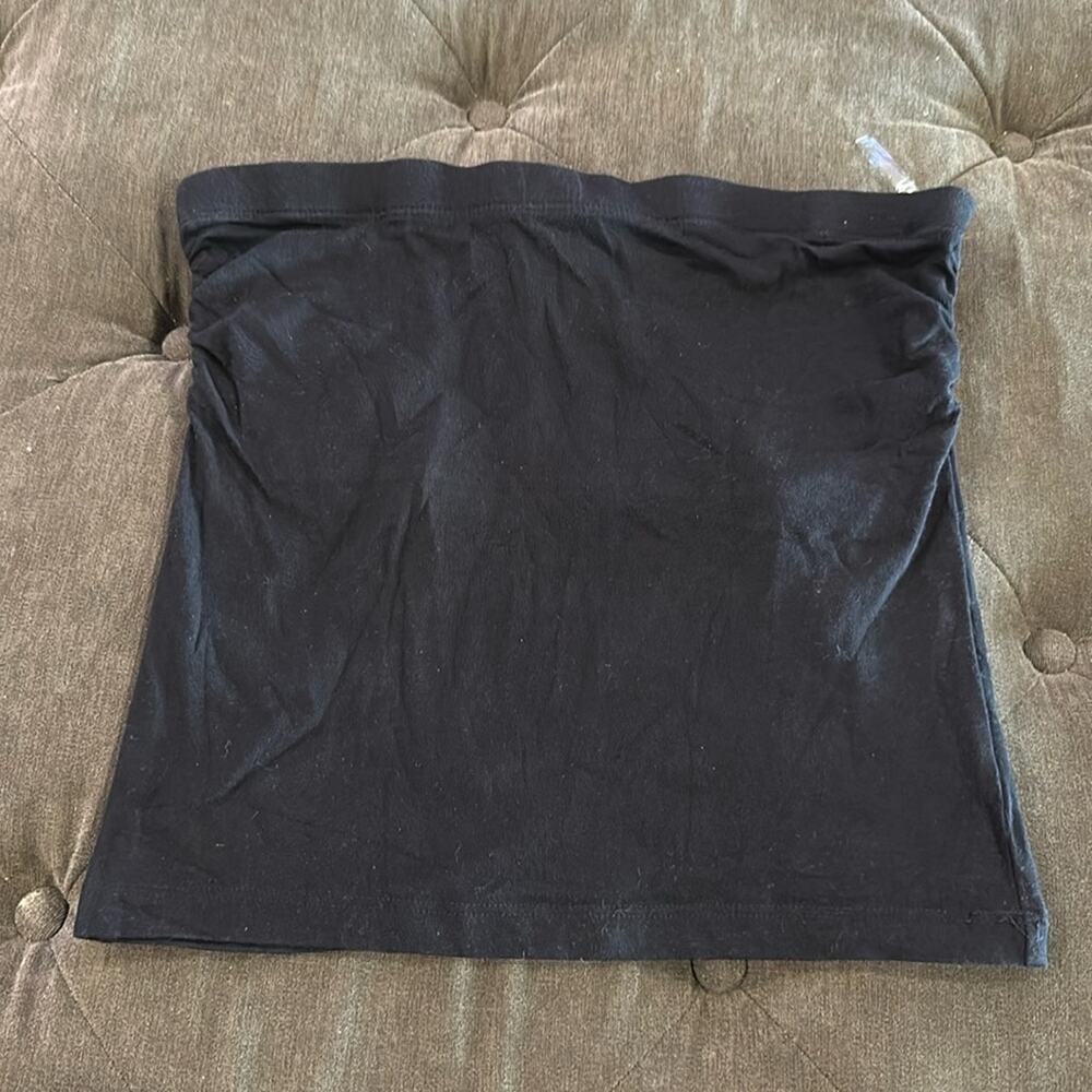 Zenana black tube top size large